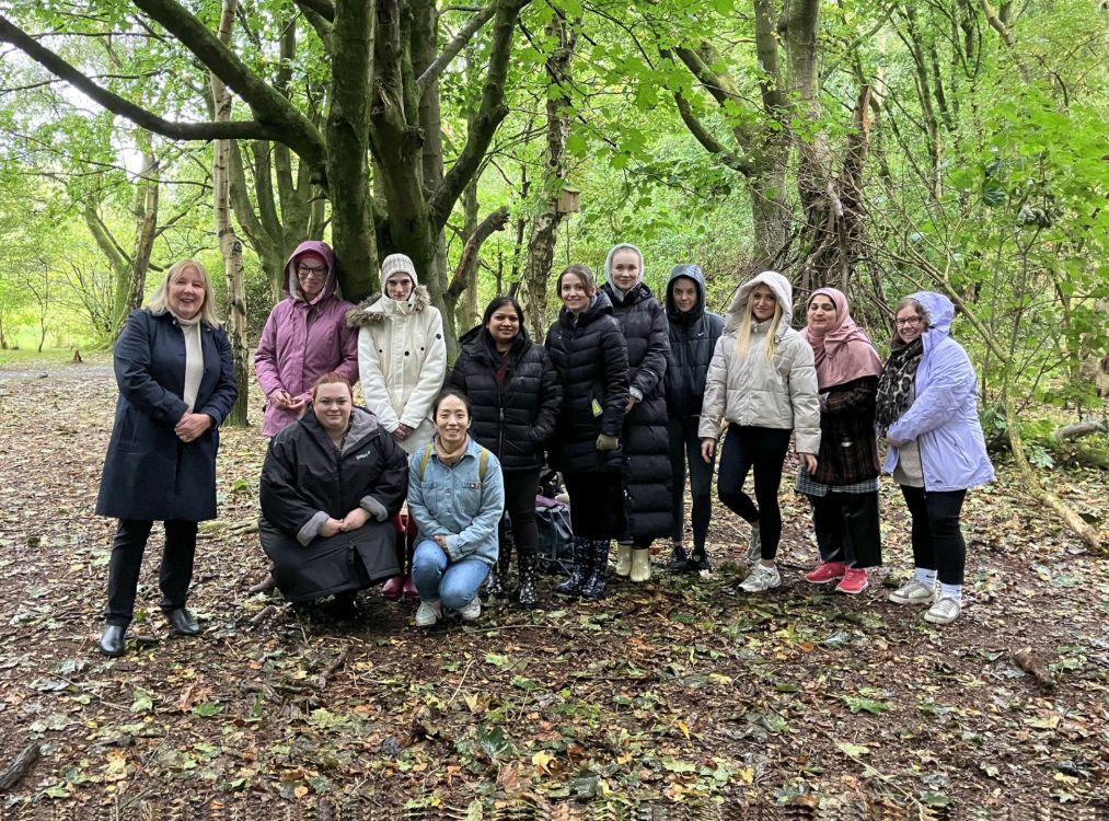 Picture of SERC Childcare students at Oxford Island